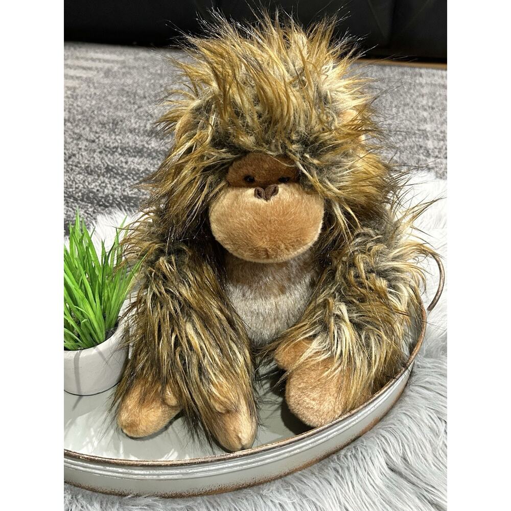 GUND Orangutan Monkey Marley Sitting Plush Stuffed‎ Animal Toy Fuzzy Realistic
